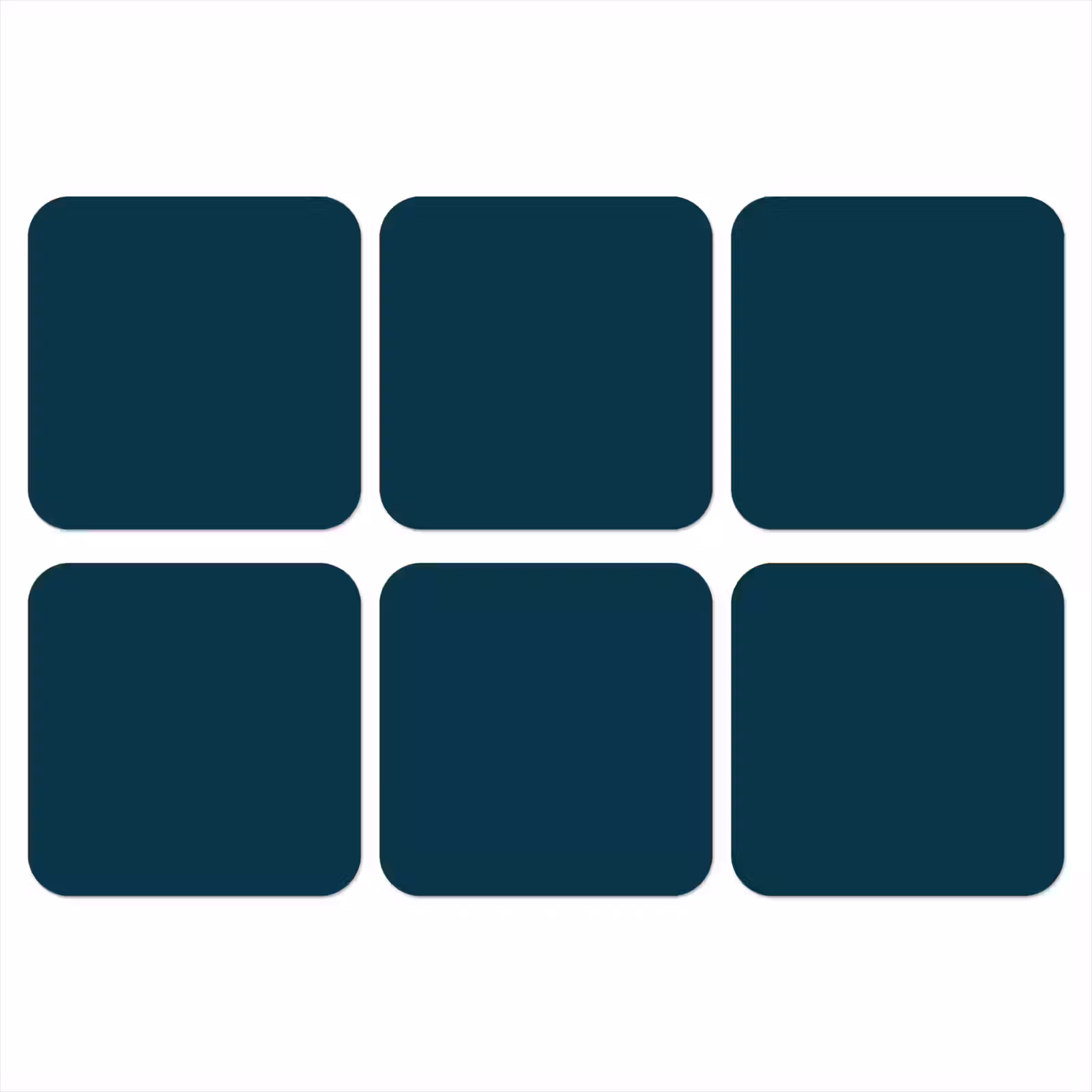 Onderzetter - Dark - Indigo - Blauw — 1