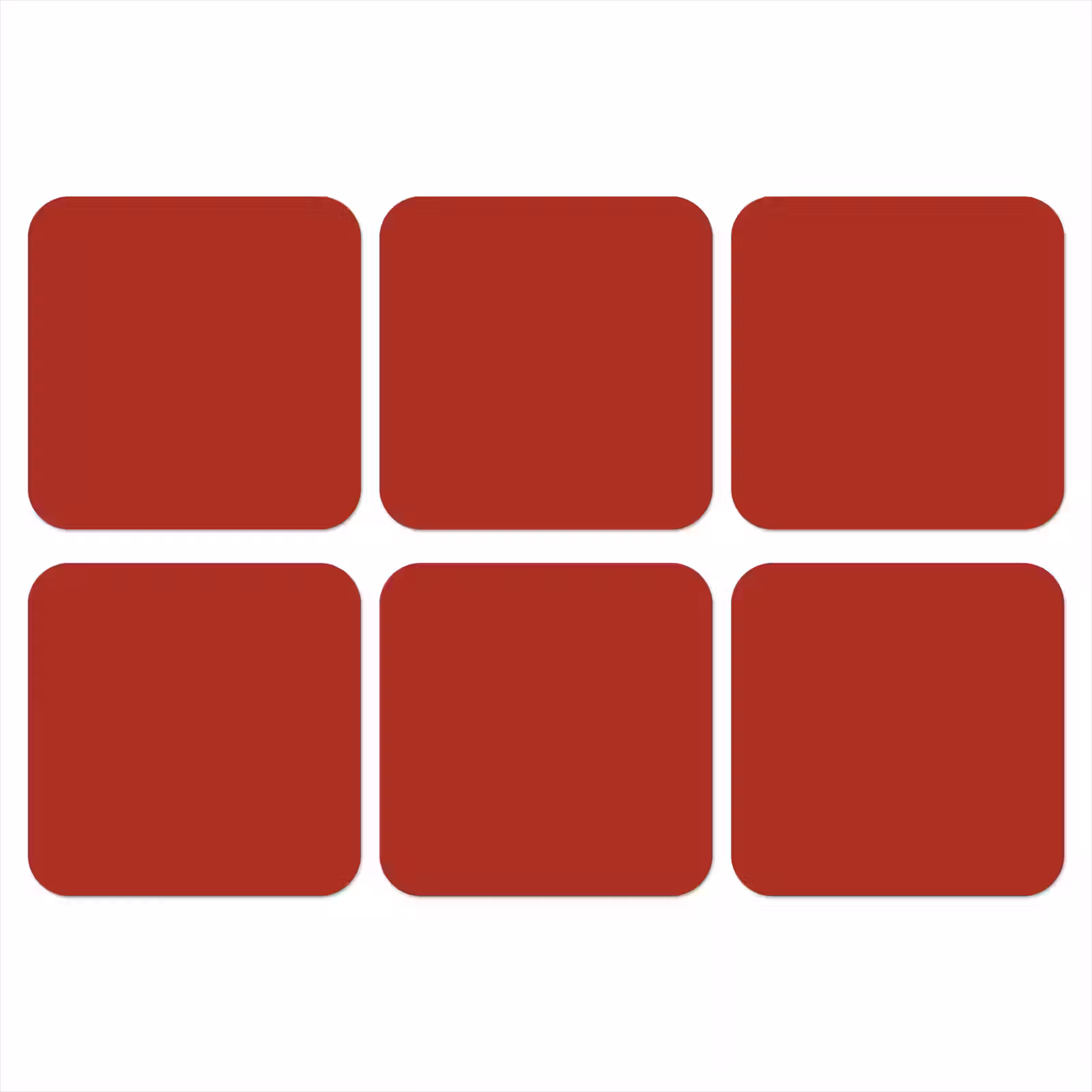 Onderzetter - Deep - Crimson - Rood — 1