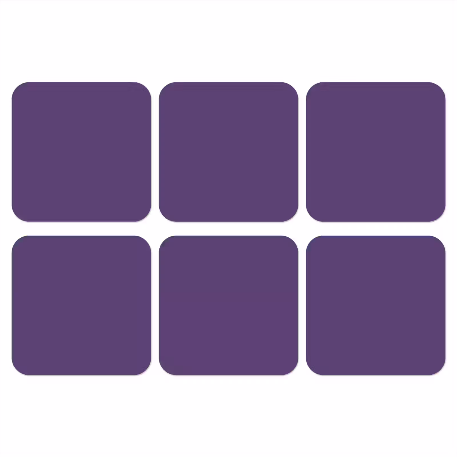 Onderzetter - Deep - Plum - Paars — 1