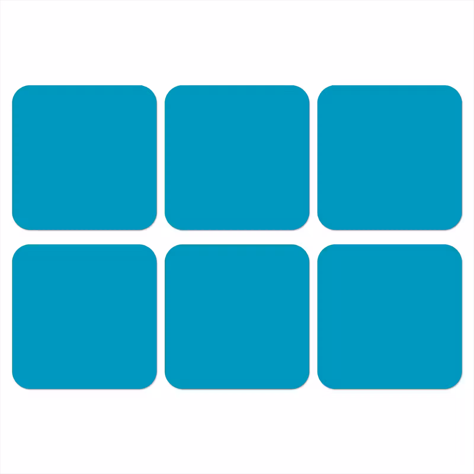 Onderzetter - Deep - Turquoise - Turkoois — 1
