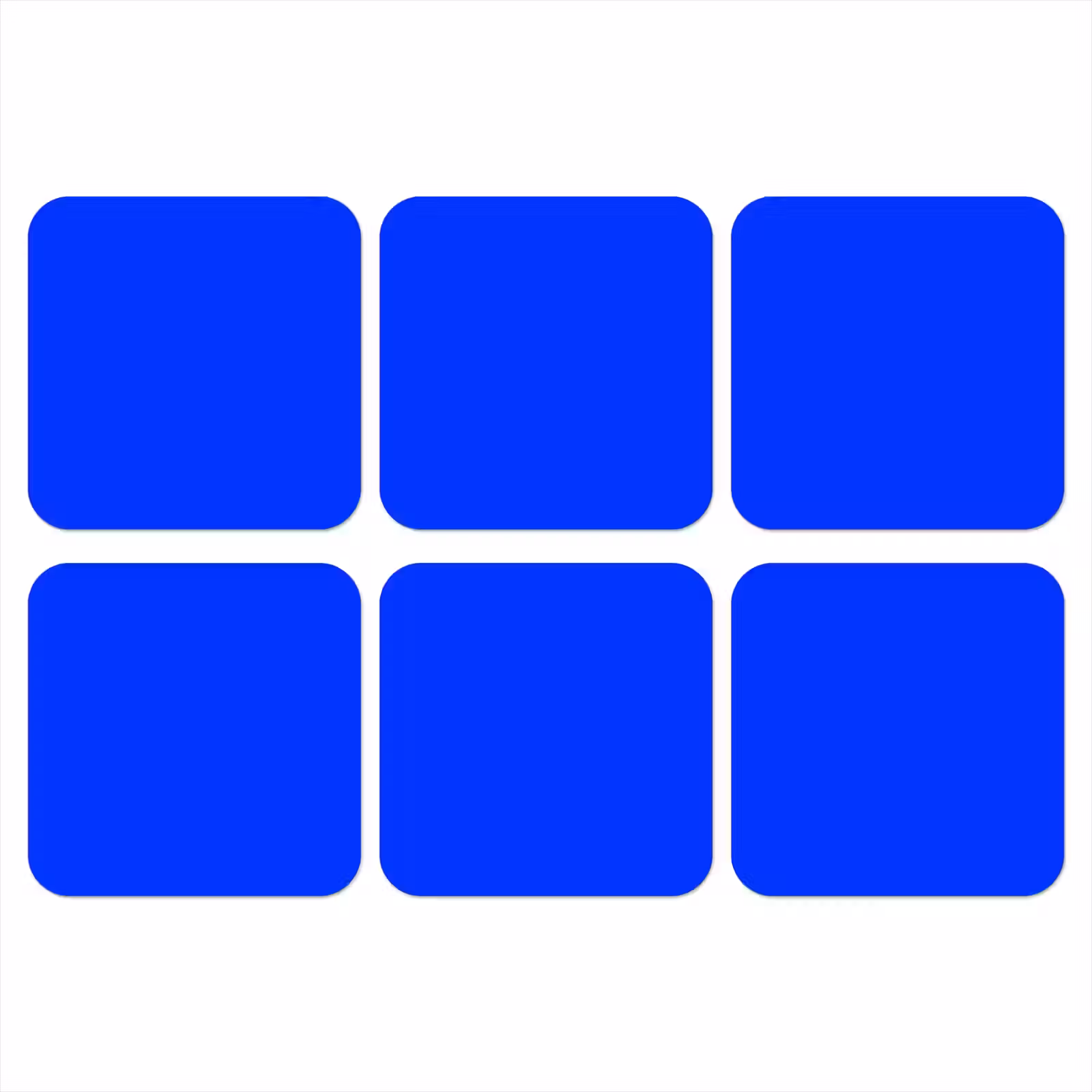 Onderzetter - Electric - Blue - Blauw — 1