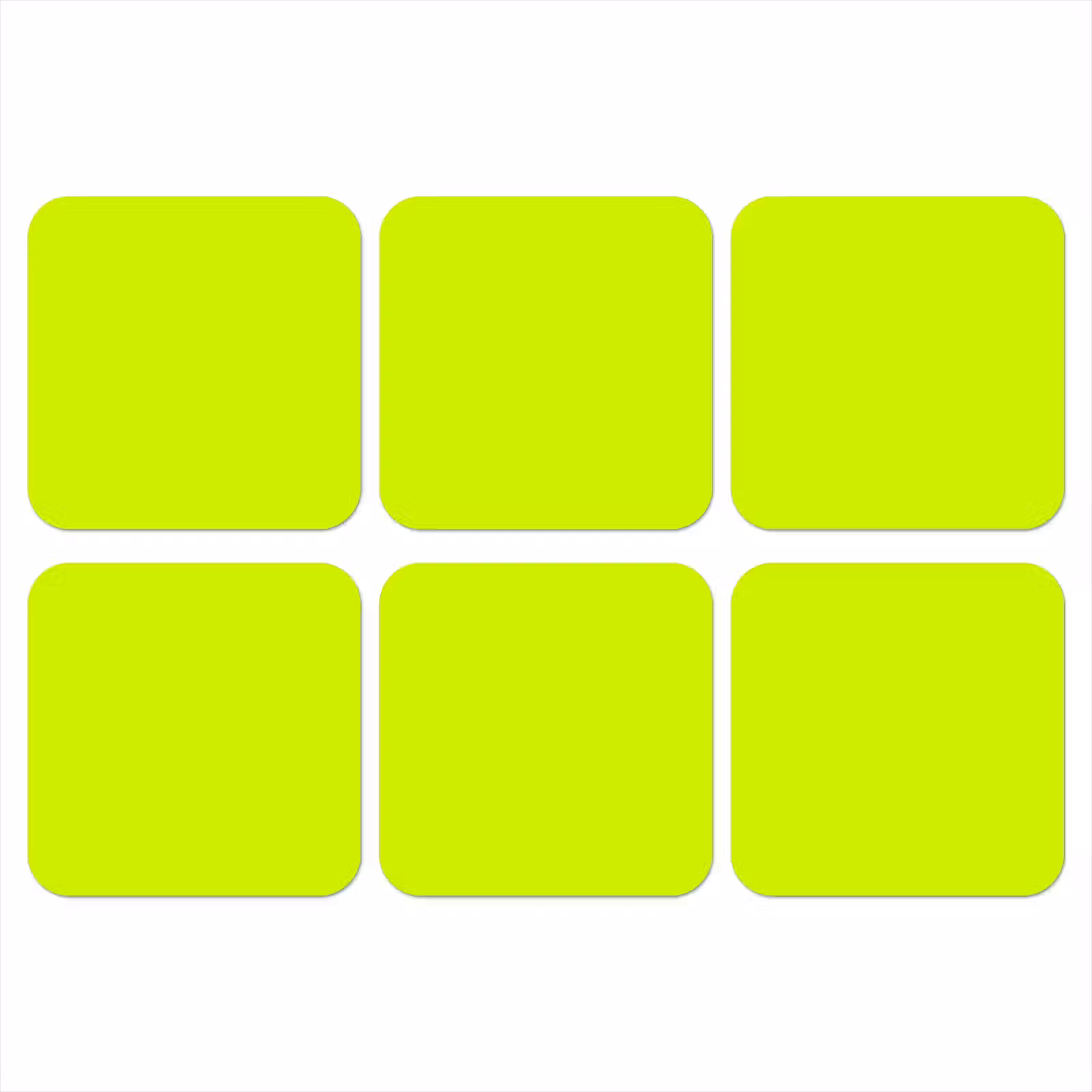 Onderzetter - Electric - Lemon - Geel — 1