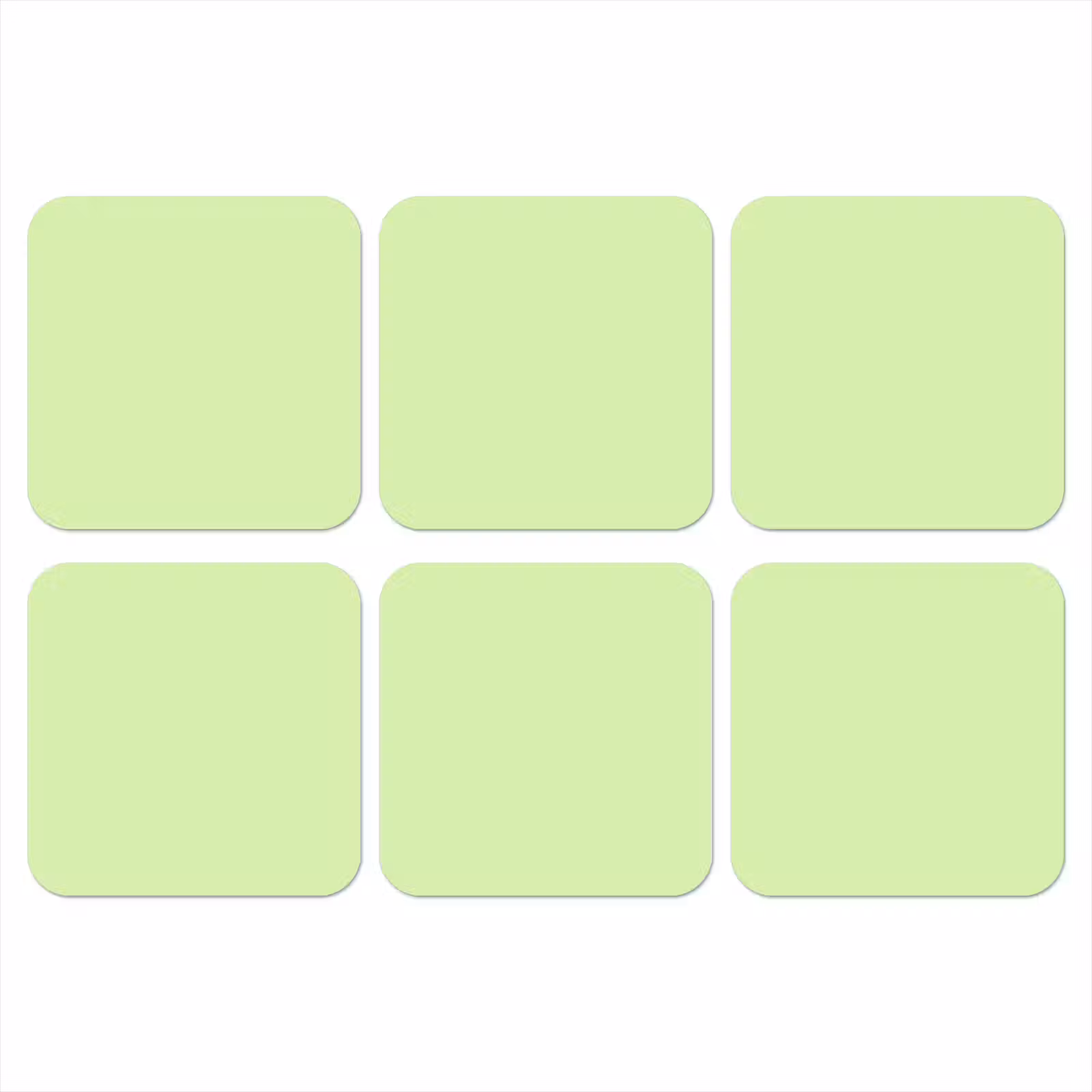 Onderzetter - Light - Lime - Groen — 1
