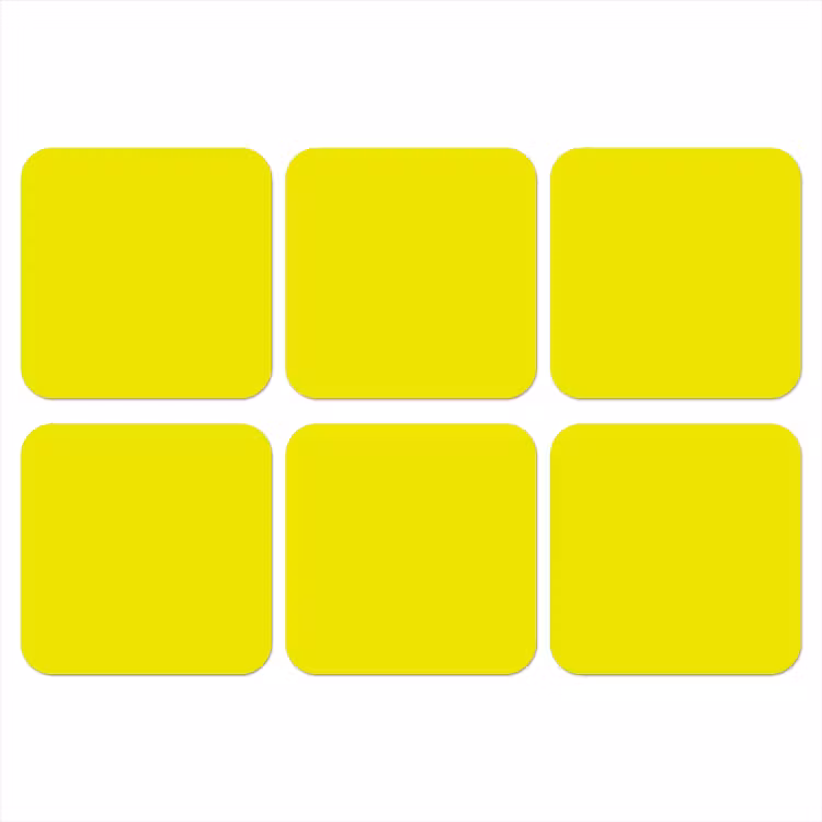 Onderzetter - Bright - Canary - Geel — 1