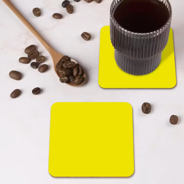 Onderzetter - Bright - Canary - Geel — 4