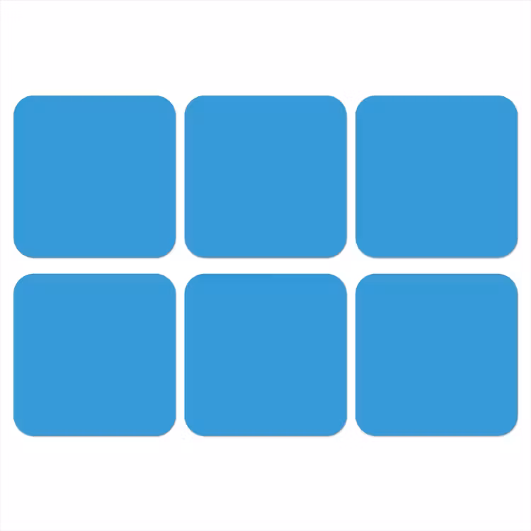 Onderzetter - Cerulean - Breeze - Blauw — 1