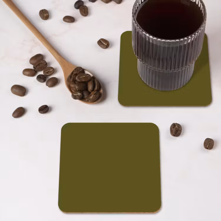 Onderzetter - Dark - Olive - Groen — 4