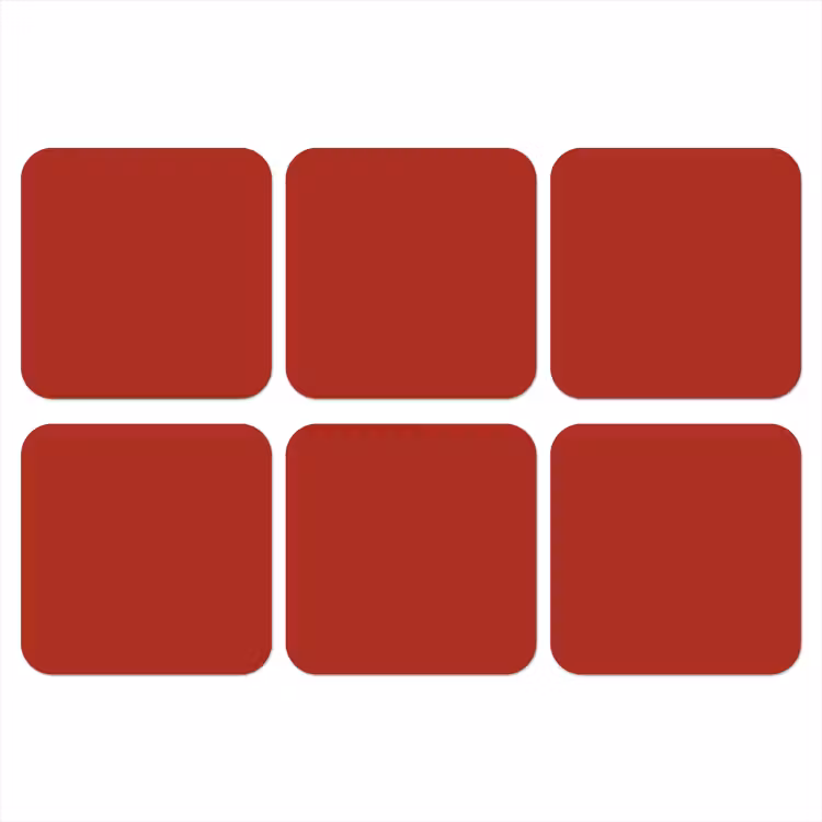 Onderzetter - Deep - Crimson - Rood — 1