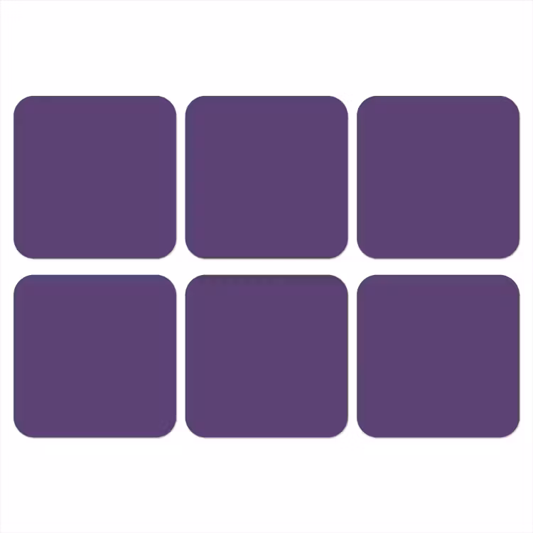 Onderzetter - Deep - Plum - Paars — 1