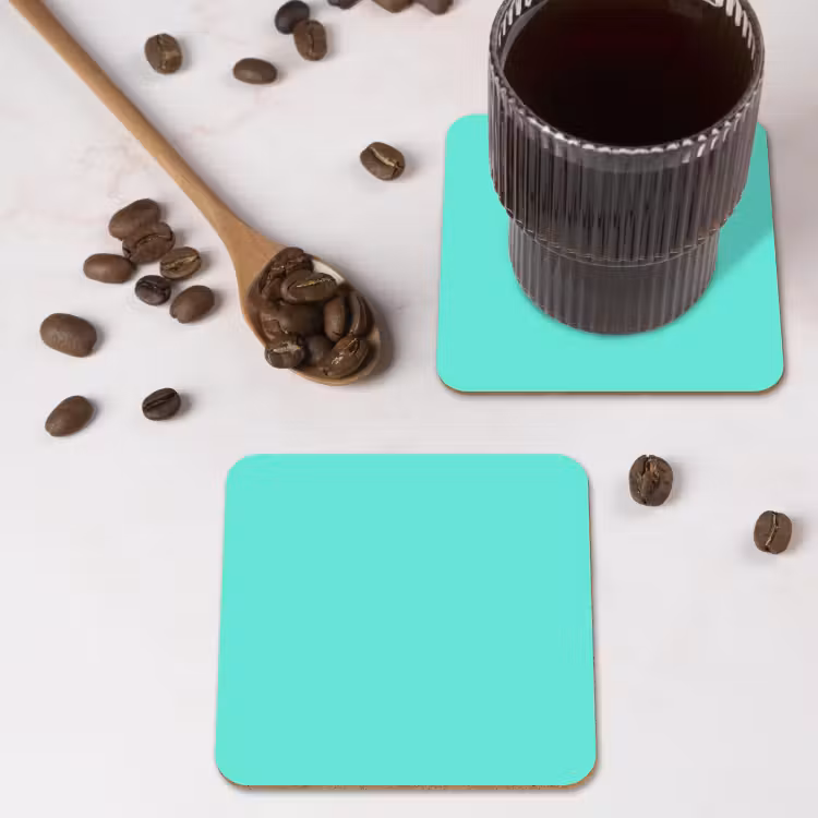 Onderzetter - Electric - Cyan - Turkoois — 4