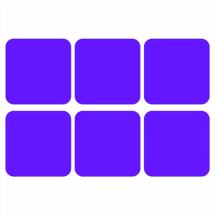 Onderzetter - Electric - Indigo - Paars — 1