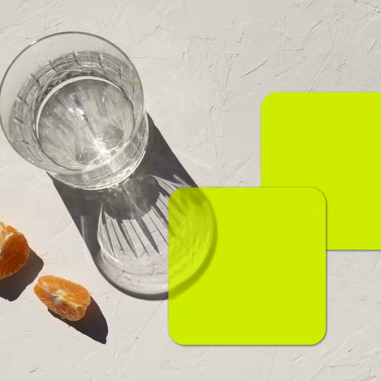 Onderzetter - Electric - Lemon - Geel — 3