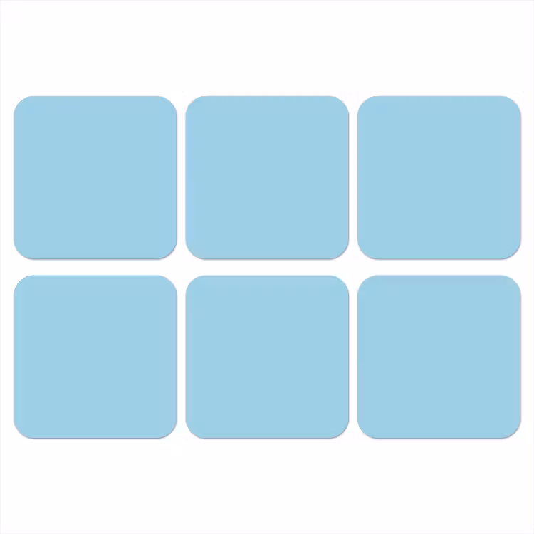 Onderzetter - Ice - Blue - Blauw — 1