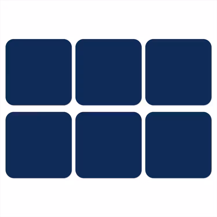 Onderzetter - Midnight - Navy - Blauw — 1