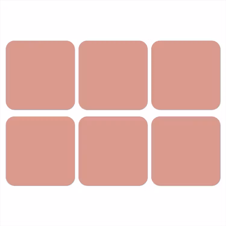 Onderzetter - Muted - Salmon - Koraal — 1