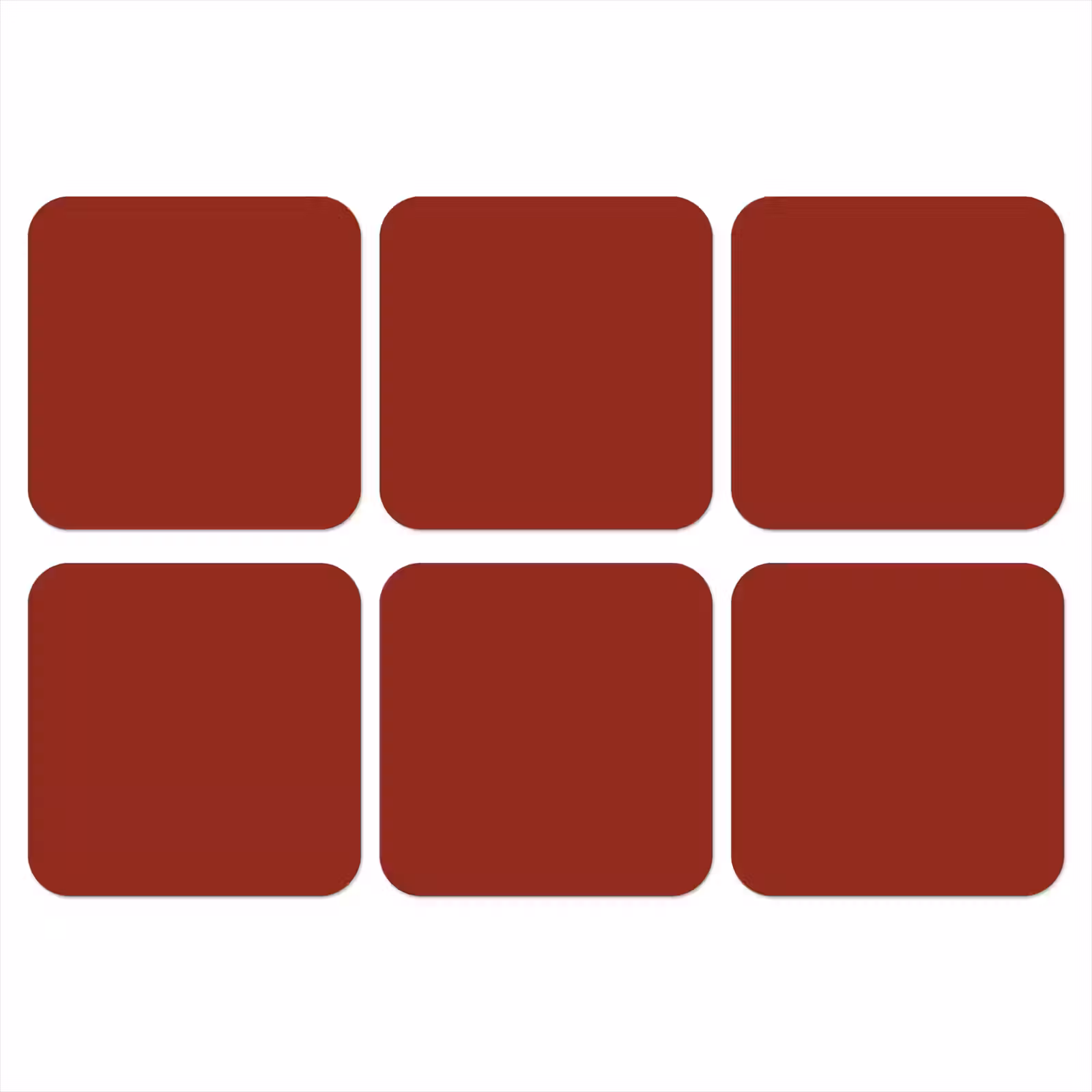 Onderzetter - Burnt - Copper - Rood — 1