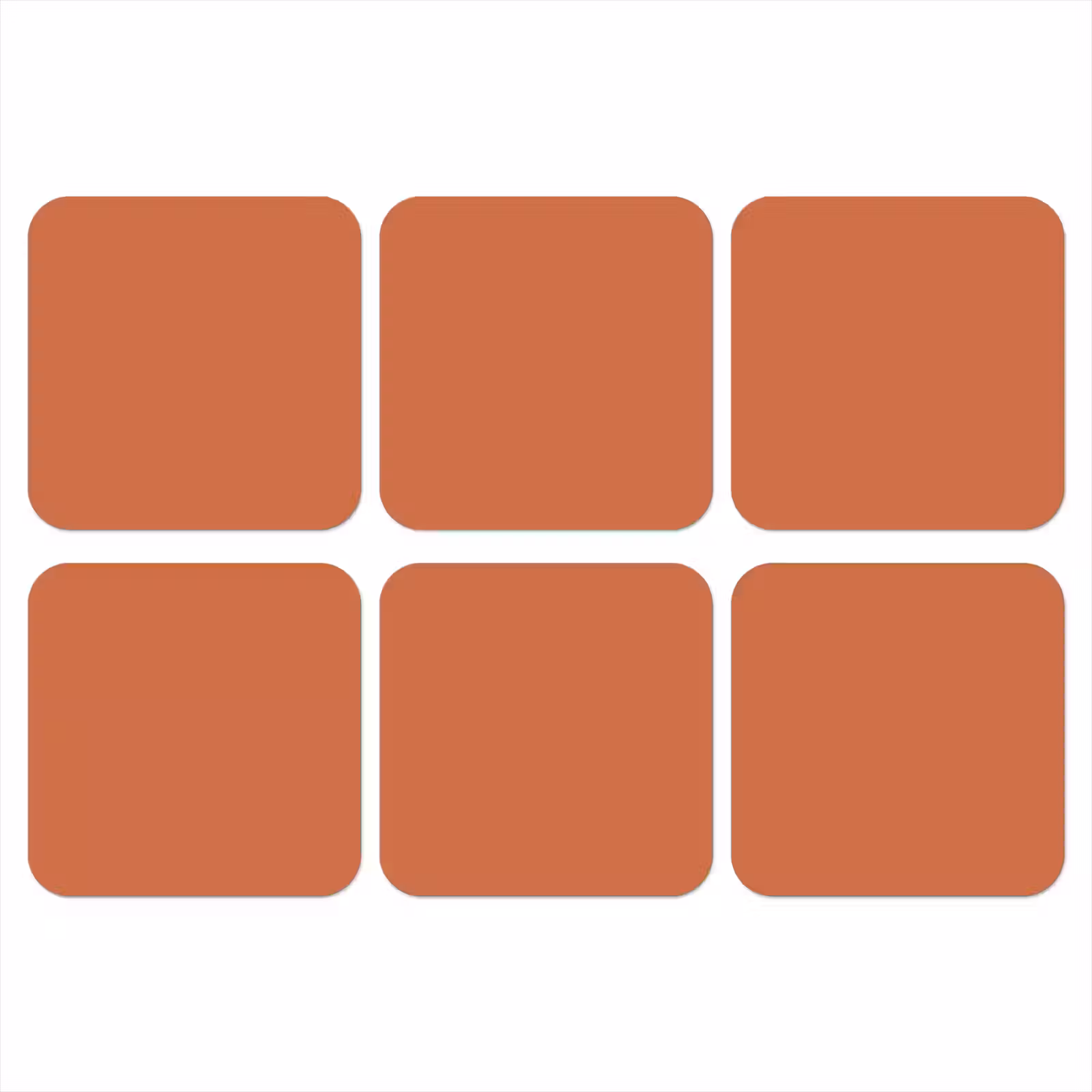 Onderzetter - Classic - Terracotta - Oranje — 1