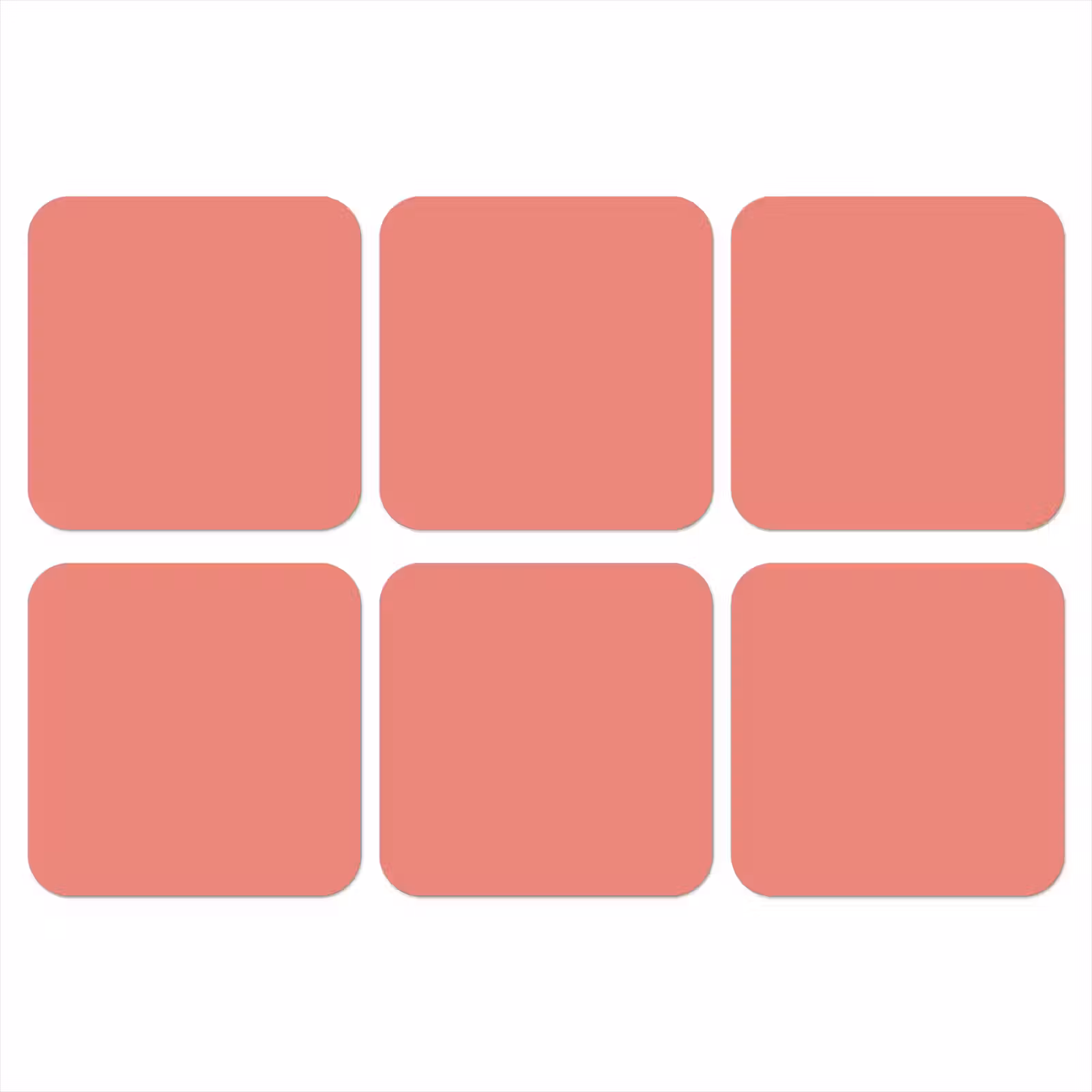 Onderzetter - Coral - Reef - Rood — 1