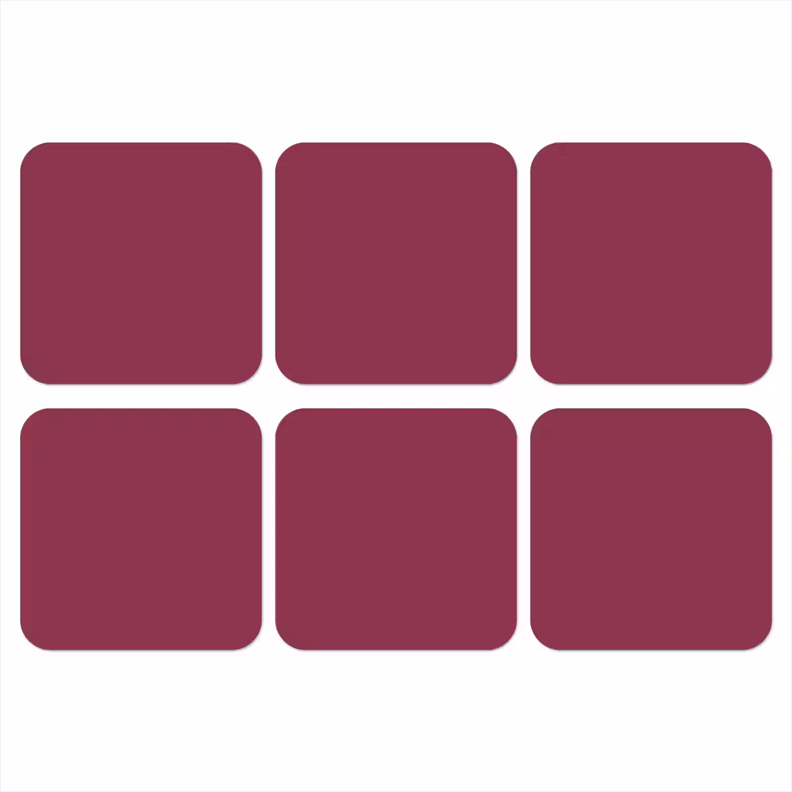 Onderzetter - Deep - Rasberry - Rood — 1