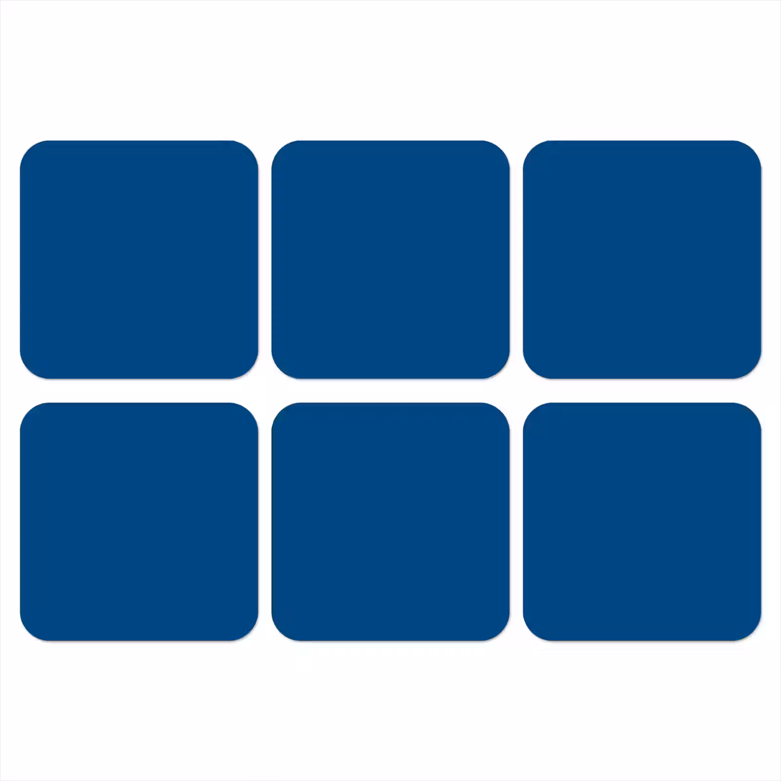 Onderzetter - Free - Groove - Blauw — 1