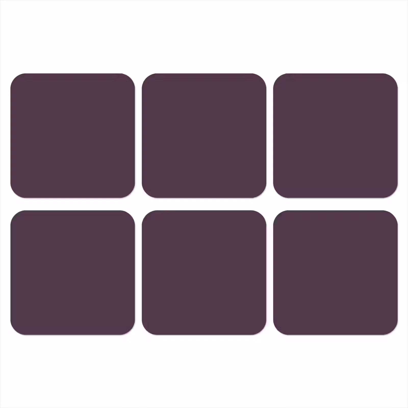 Onderzetter - Midnight - Plum - Paars — 1