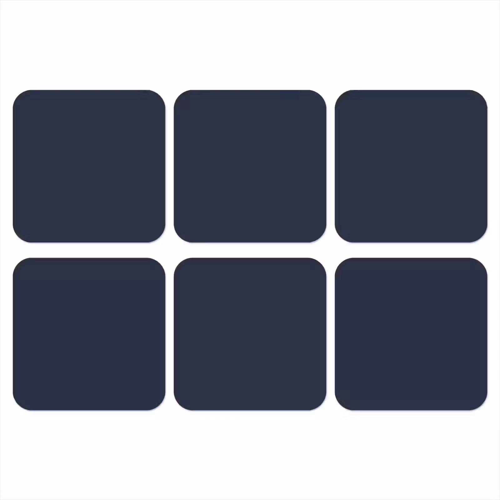 Onderzetter - Midnight - Swing - Blauw — 1