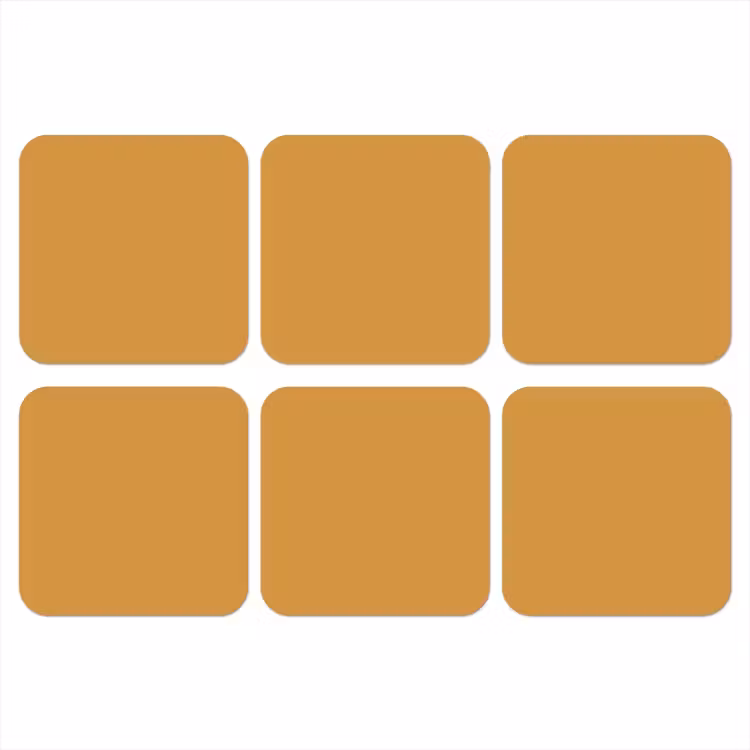 Onderzetter - Autumn - Mustard - Geel — 1