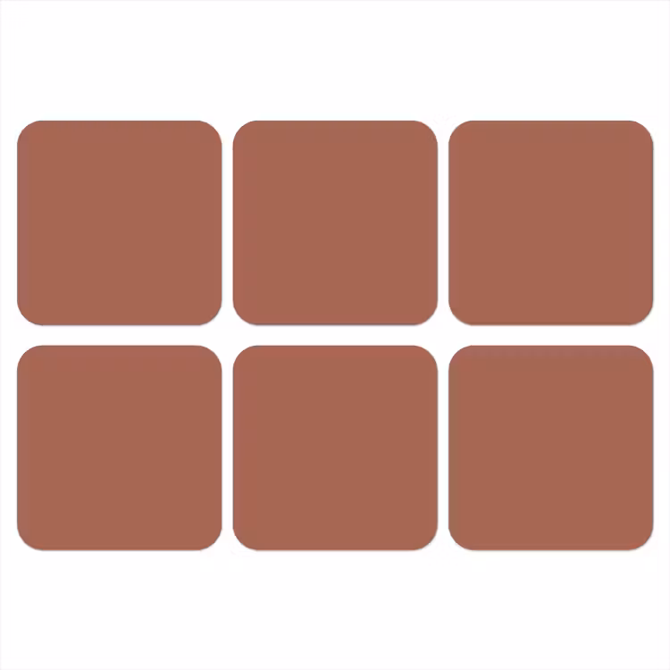 Onderzetter - Baked - Earth - Oranje — 1