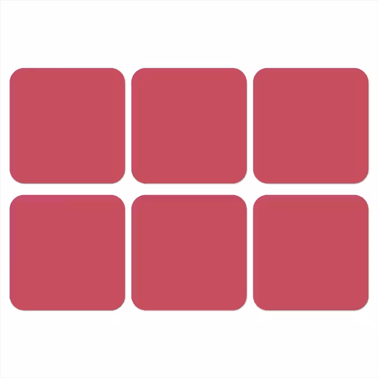 Onderzetter - Bold - Berry - Rood — 1