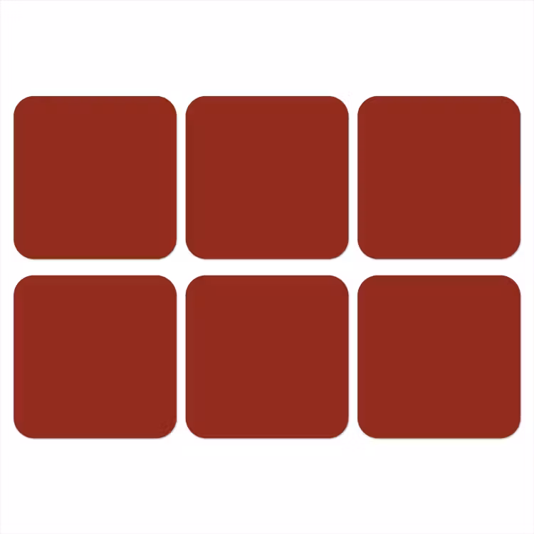 Onderzetter - Burnt - Copper - Rood — 1
