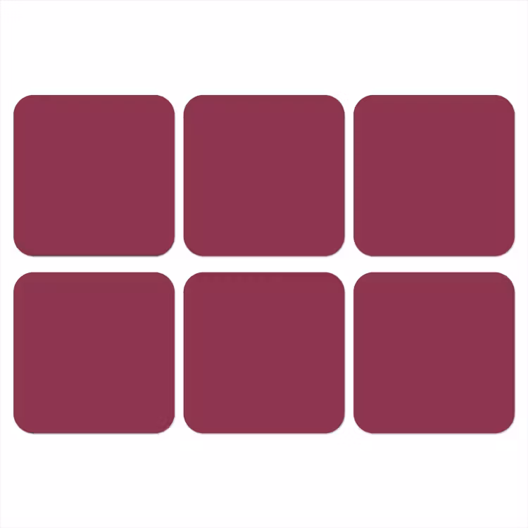 Onderzetter - Deep - Rasberry - Rood — 1