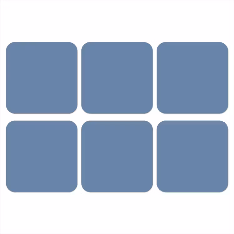Onderzetter​ - Denim - Breeze - Blauw — 1