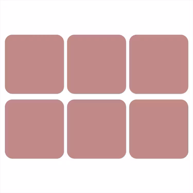 Onderzetter - Dusty - Rose - Roze — 1