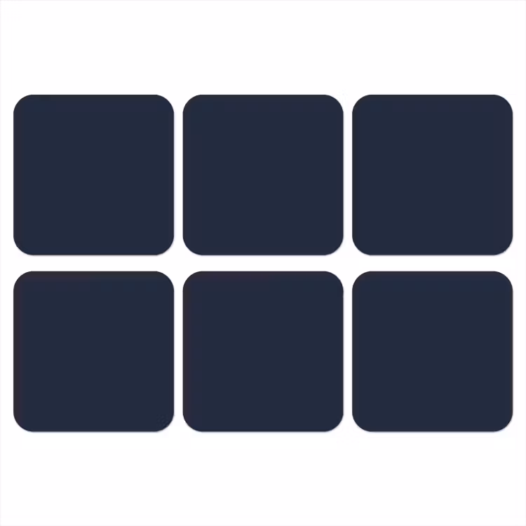 Onderzetter - Geldersblauw - Blauw - Klassiek — 1
