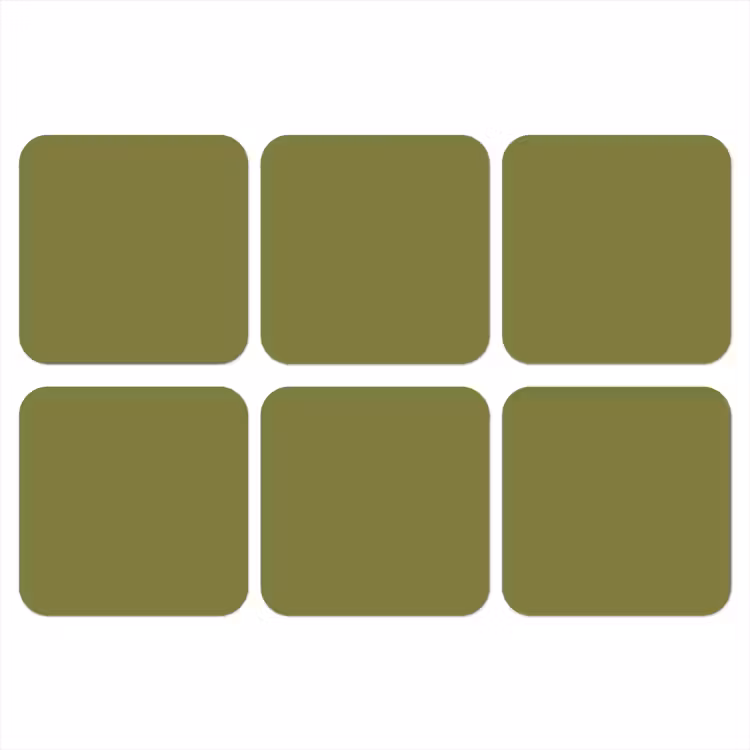 Onderzetter - Juniper - Groen - Organisch — 1