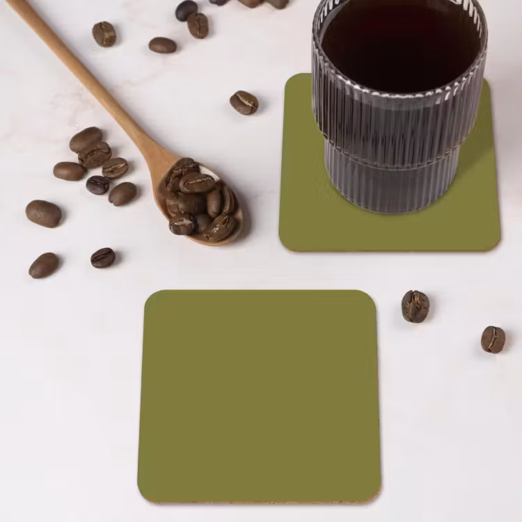 Onderzetter - Juniper - Groen - Organisch — 4