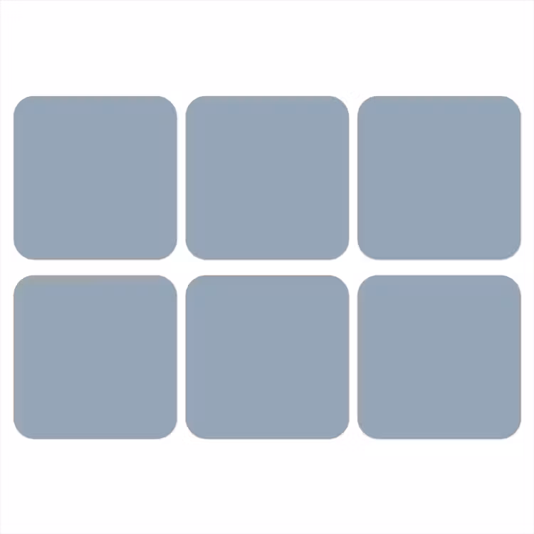 Onderzetter - Mellow - Breeze - Blauw — 1
