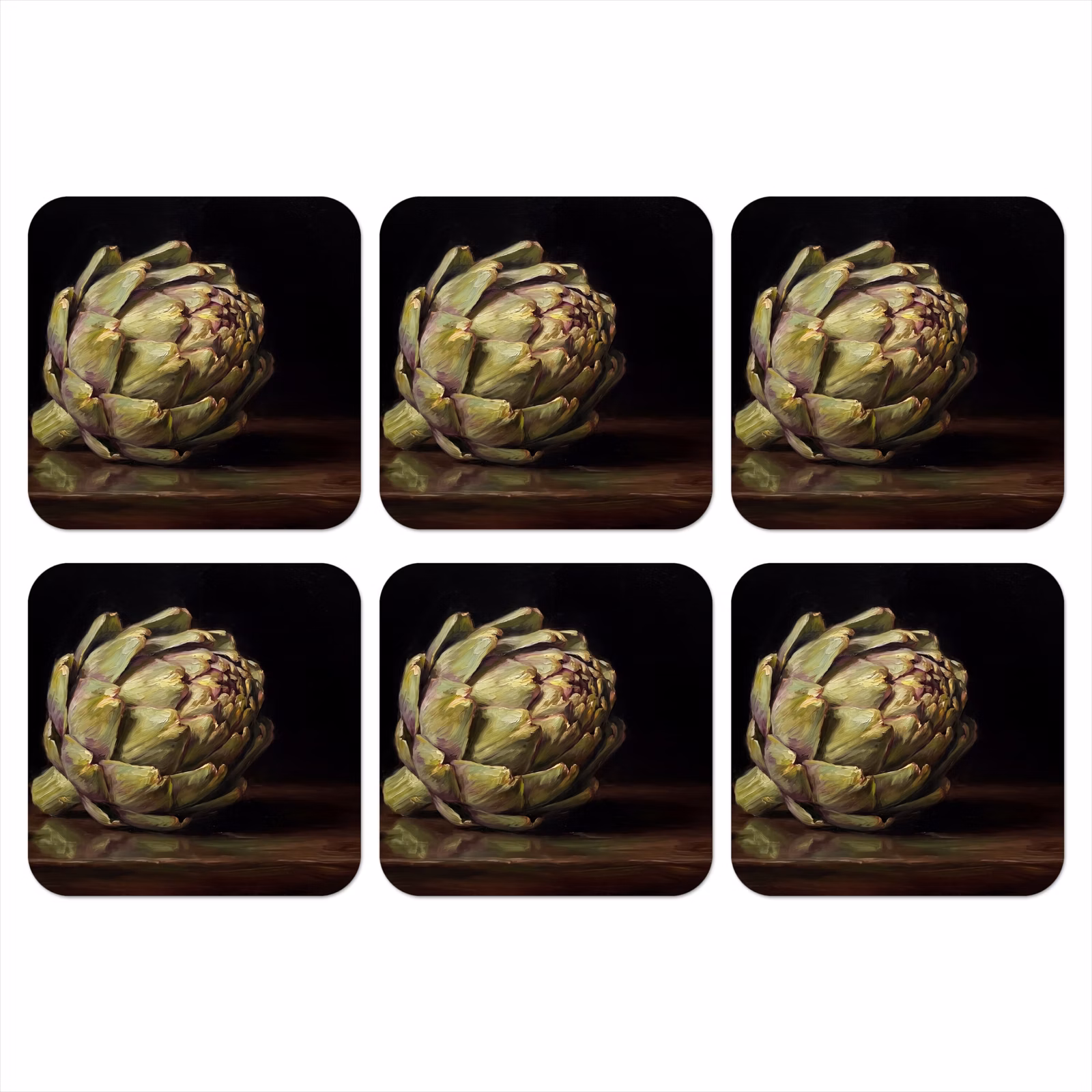 Onderzetter - Artichok - Eten - Klassiek — 1