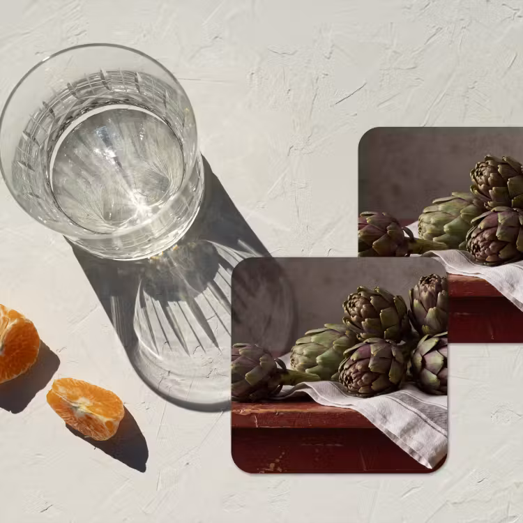 Onderzetter - Artisjok - Eten - Rustiek — 3