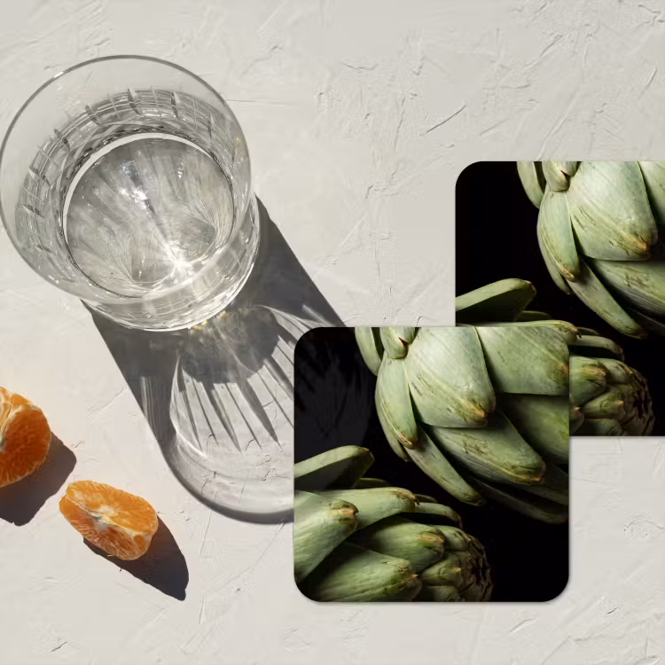 Onderzetter - Artisjok - Groen - Eten — 3
