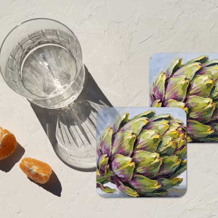 Onderzetter - Eten - Artisjok - Modern — 3