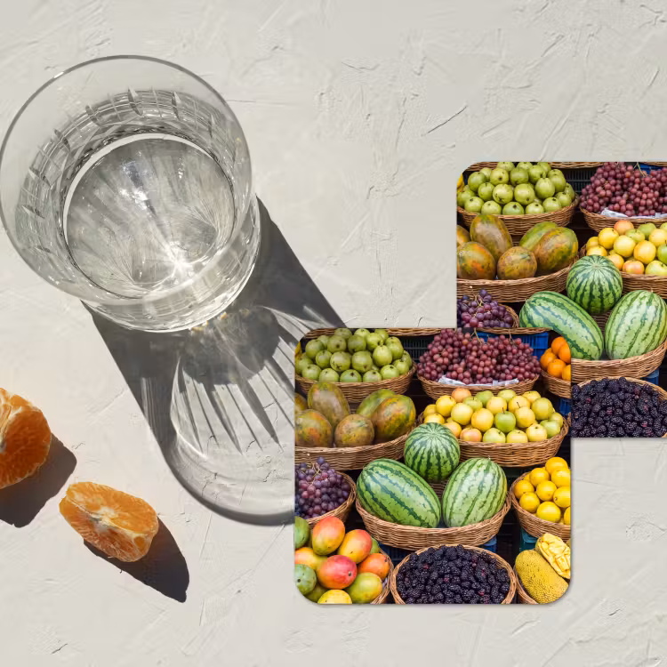 Onderzetter - Fruit - Markt - Kleurrijk — 3