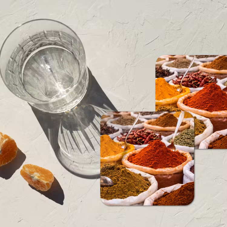 Onderzetter - Kruiden - Markt - Eten — 3
