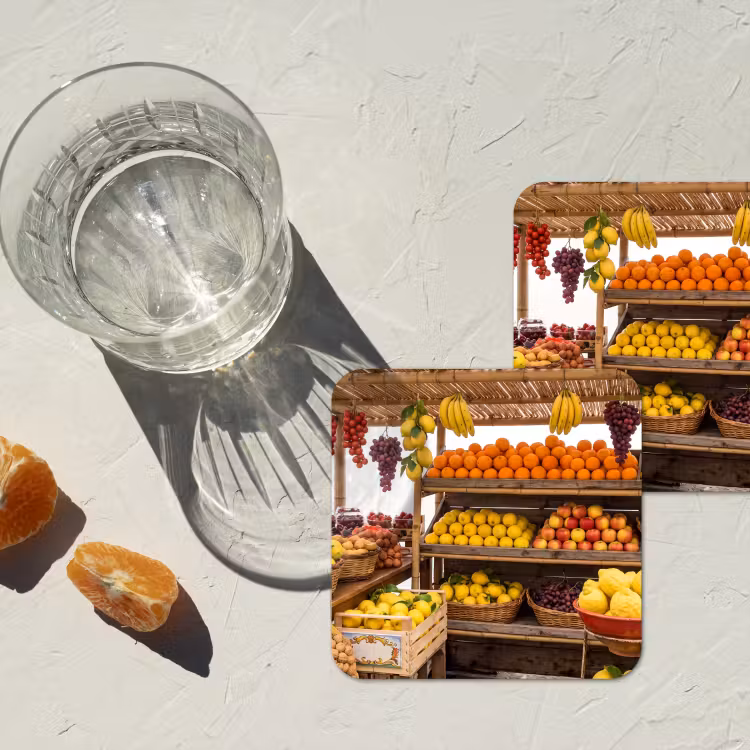 Onderzetter - Marktkraam - Fruit - Vers — 3