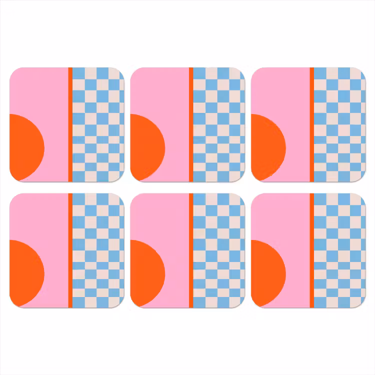Onderzetter - Abstract - Vormen - Geometrisch - Modern - Kleurrijk — 1