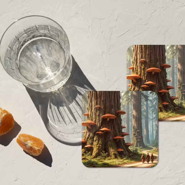 Onderzetter - Bos - Bomen - Natuur — 3