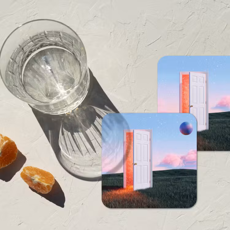 Onderzetter - Deur - Fantasie - Ruimte — 3
