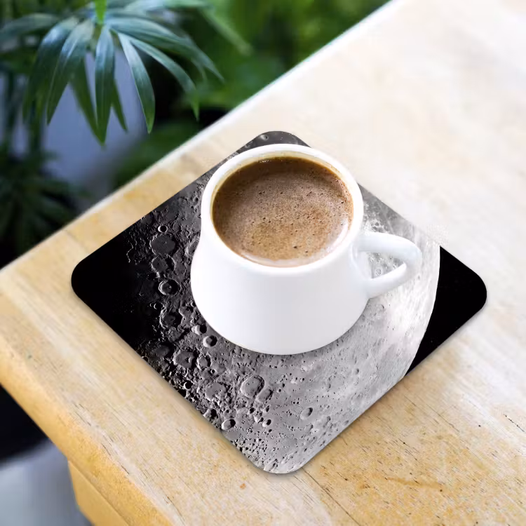 Onderzetter - Maan - Kraters - Ruimte — 2
