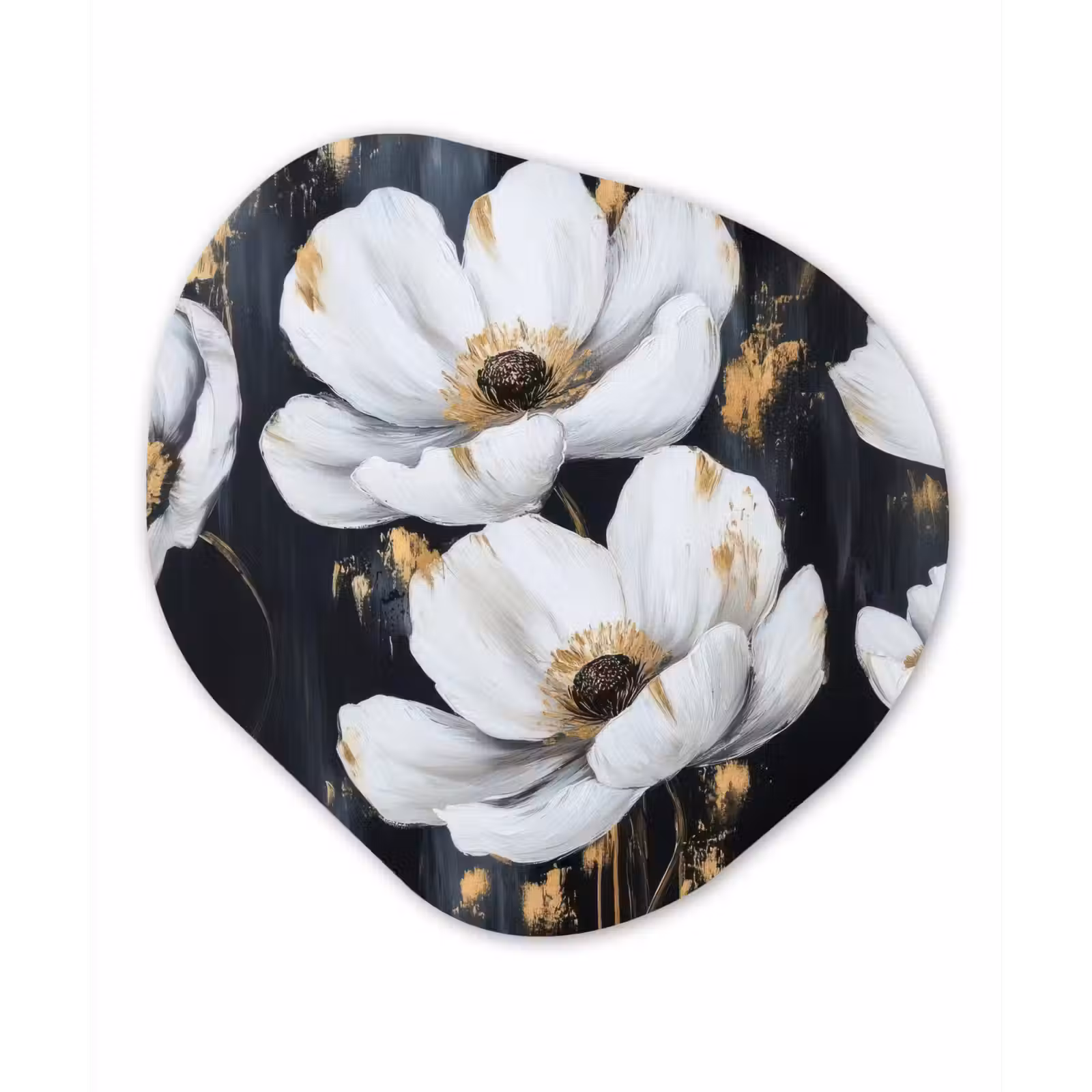 Organisch schilderij - Forex - Bloemen - Wit - Abstract — 1