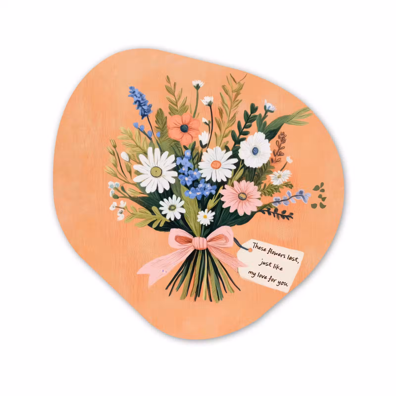 Organisch schilderij - Forex - Boeket - Strikje - Quote — 1